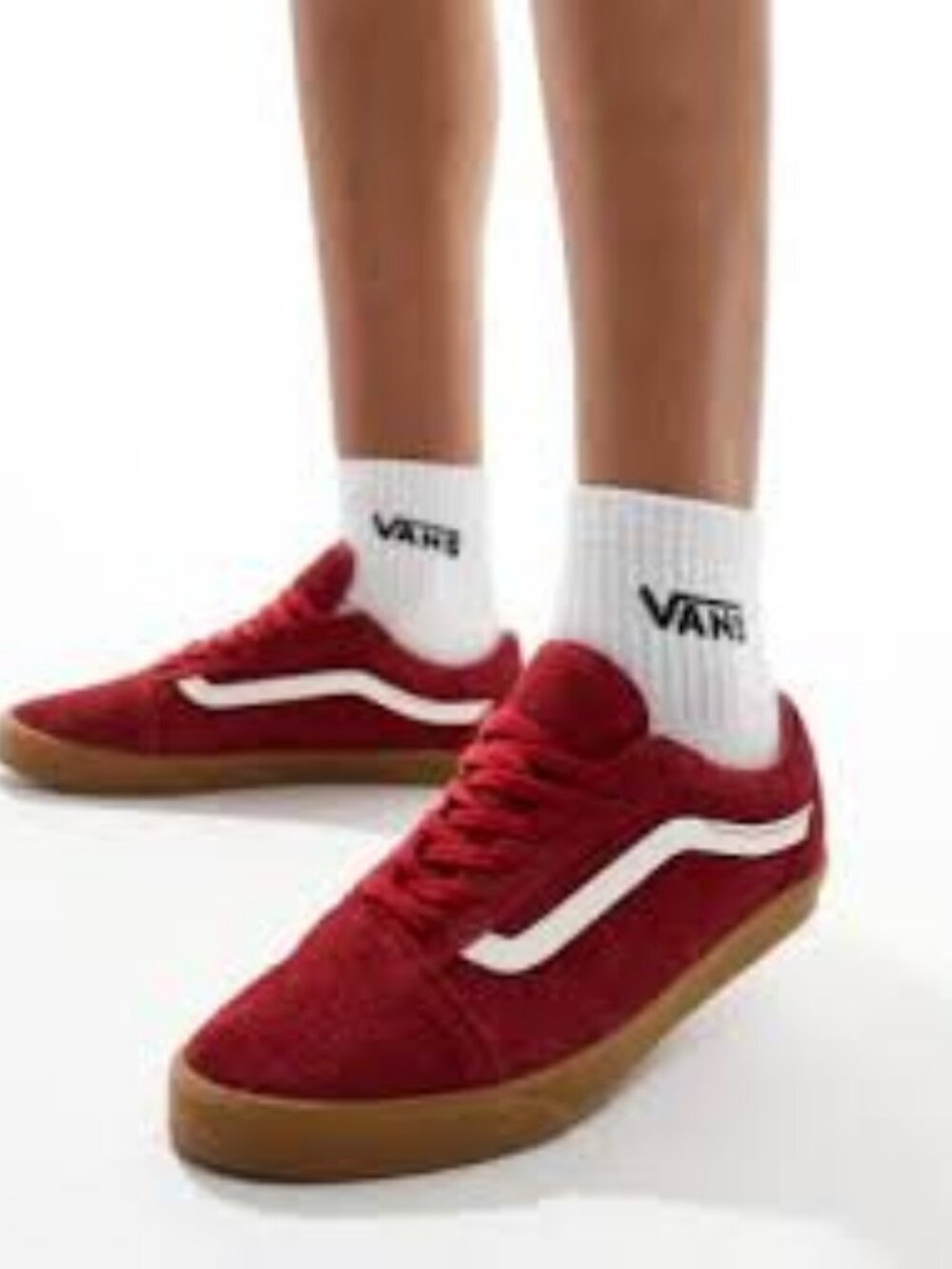 Vans Men's Bold Red Sneakers